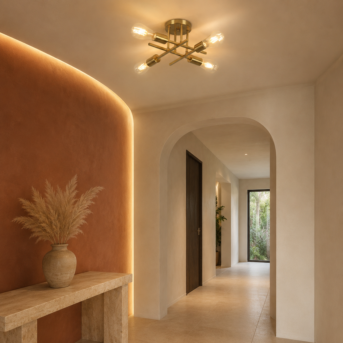 Ceiling Light Sputnik Linear Modern