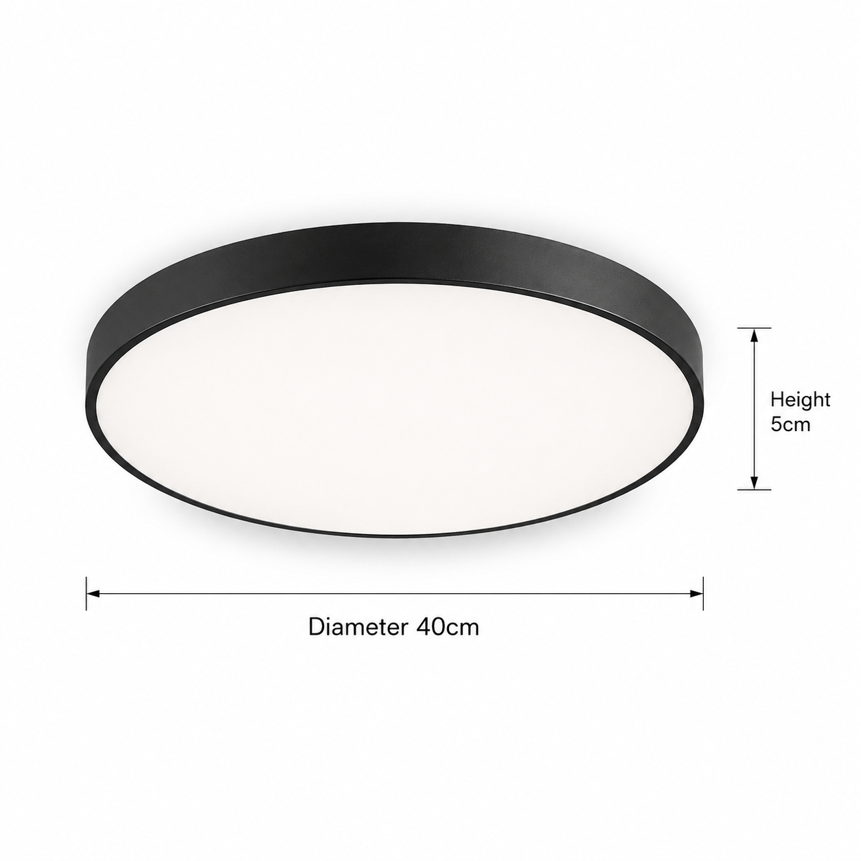 LED Ceiling Light Round Flush Mount Dimmable Modern