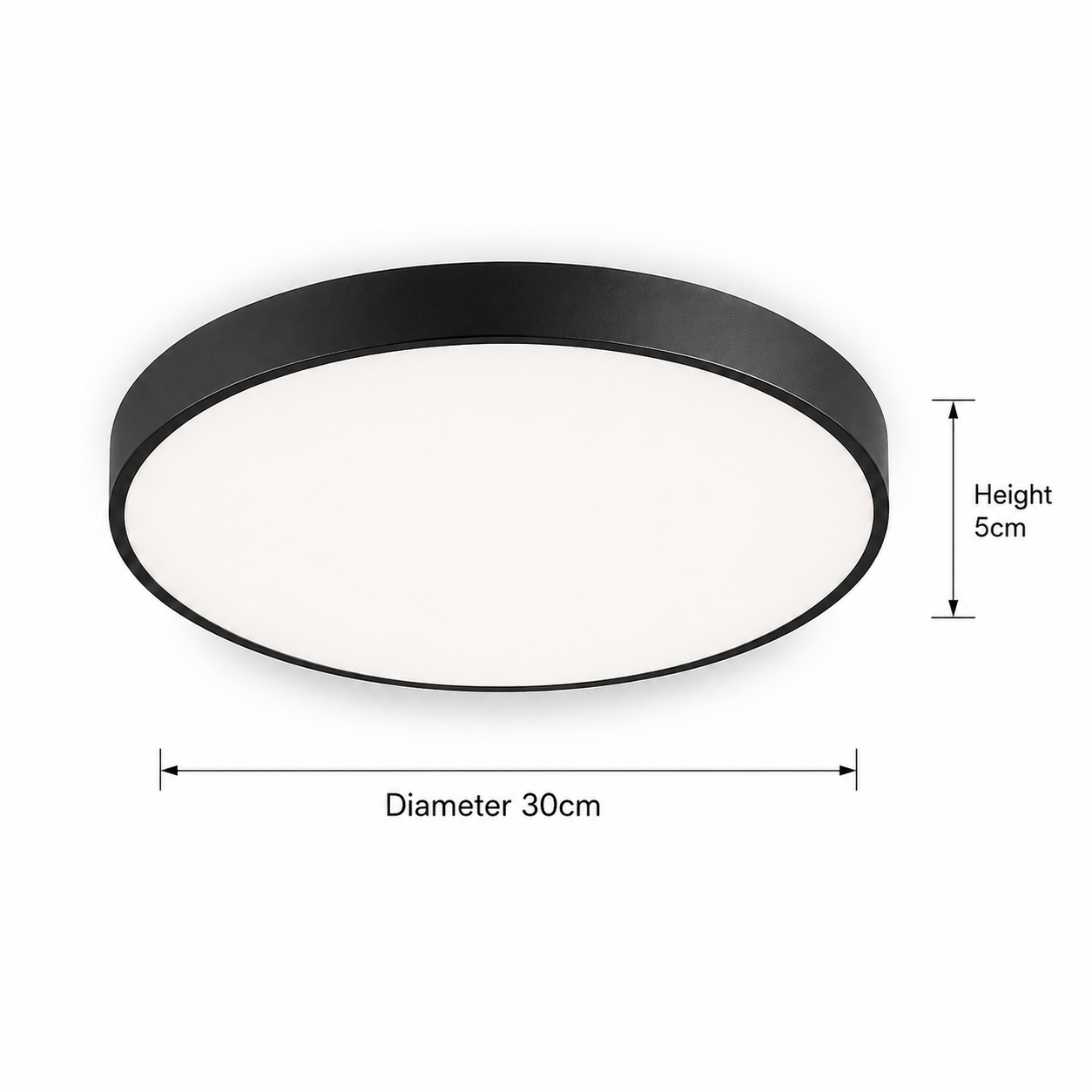 LED Ceiling Light Round Flush Mount Dimmable Modern