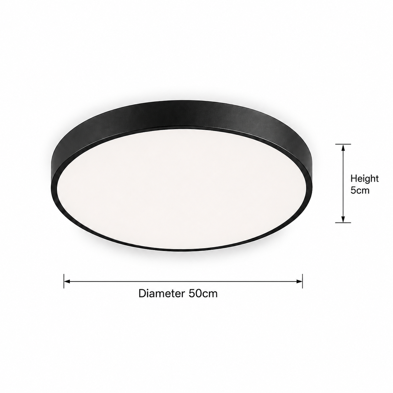 LED Ceiling Light Round Flush Mount Dimmable Modern