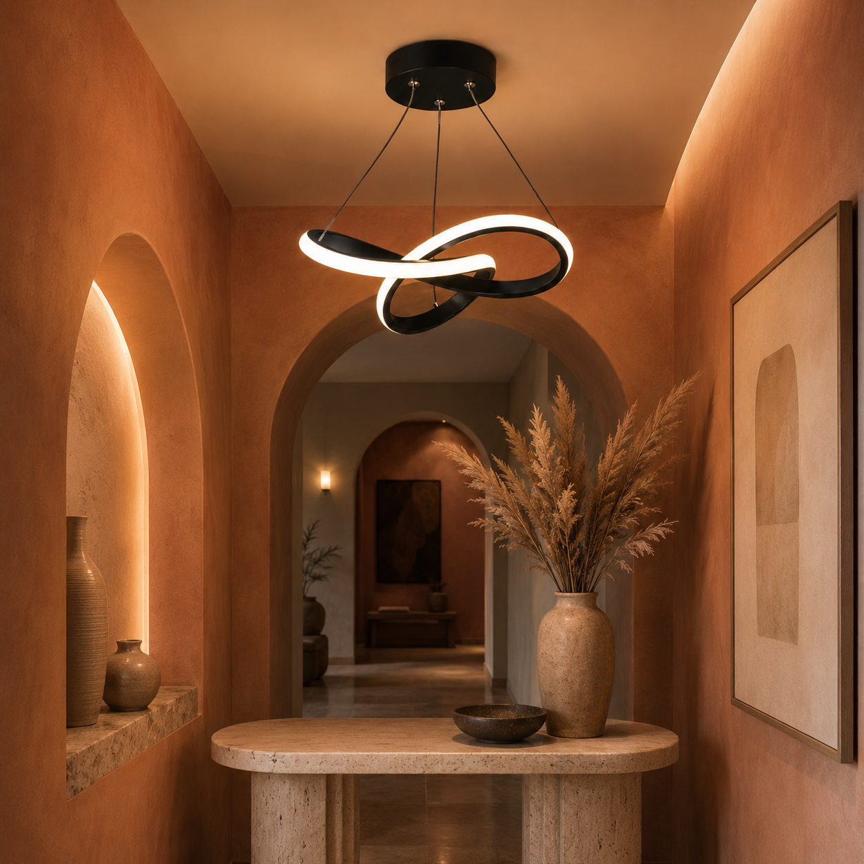 Nordic Metal LED Pendant Light Minimalist