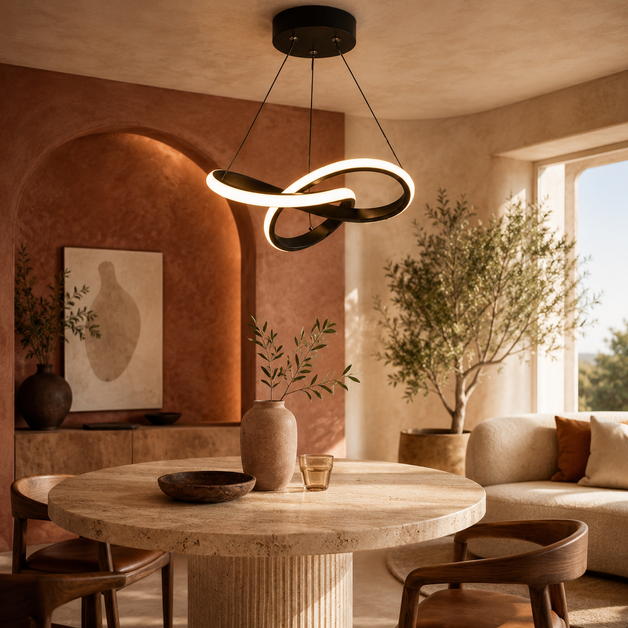 Nordic Metal LED Pendant Light Minimalist