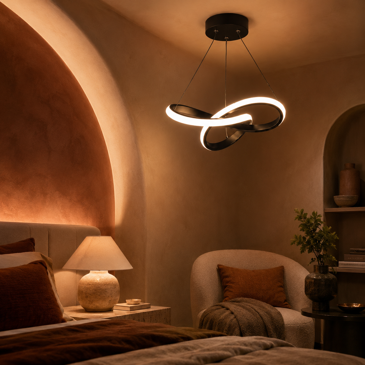 Nordic Metal LED Pendant Light Minimalist
