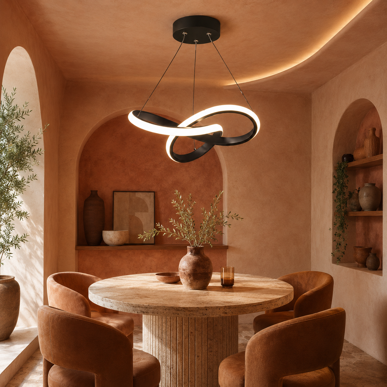Nordic Metal LED Pendant Light Minimalist