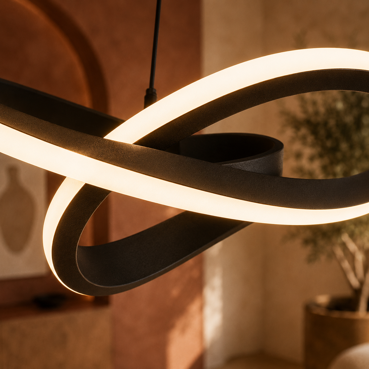 Nordic Metal LED Pendant Light Minimalist