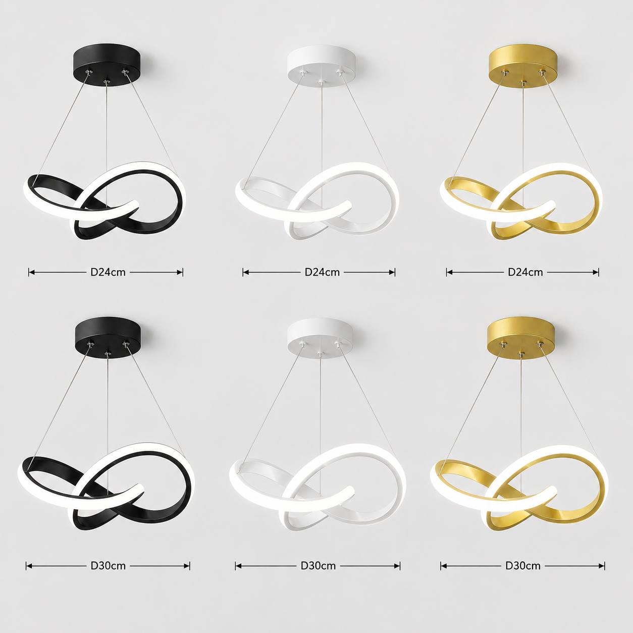 Nordic Metal LED Pendant Light Minimalist