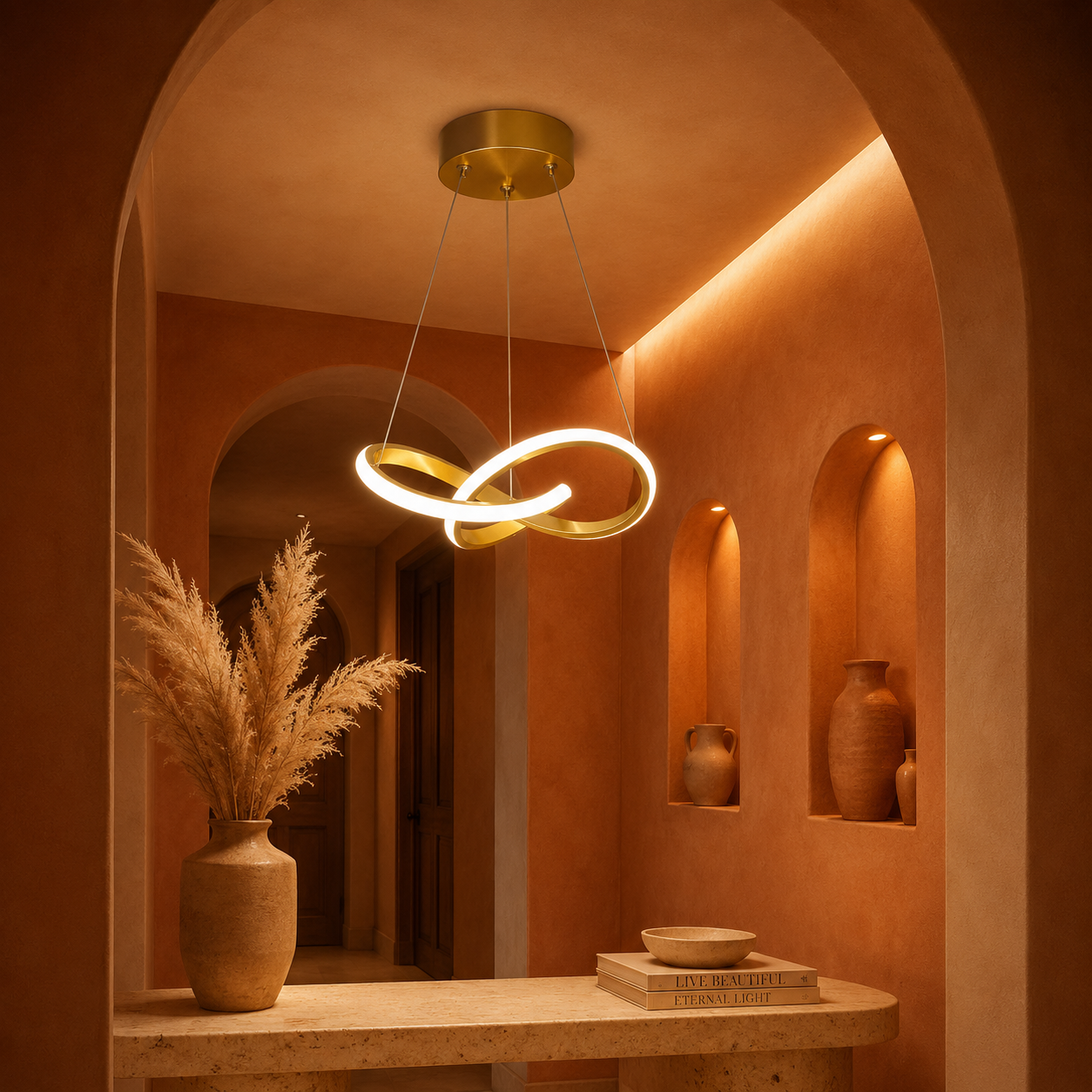 Nordic Metal LED Pendant Light Minimalist