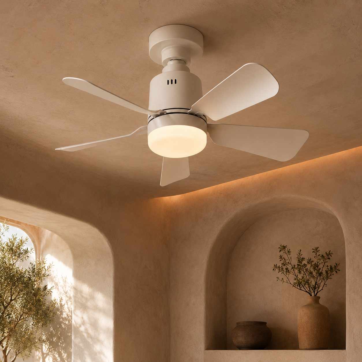 Ceiling Fan Light E27 Socket Dimmable Remote