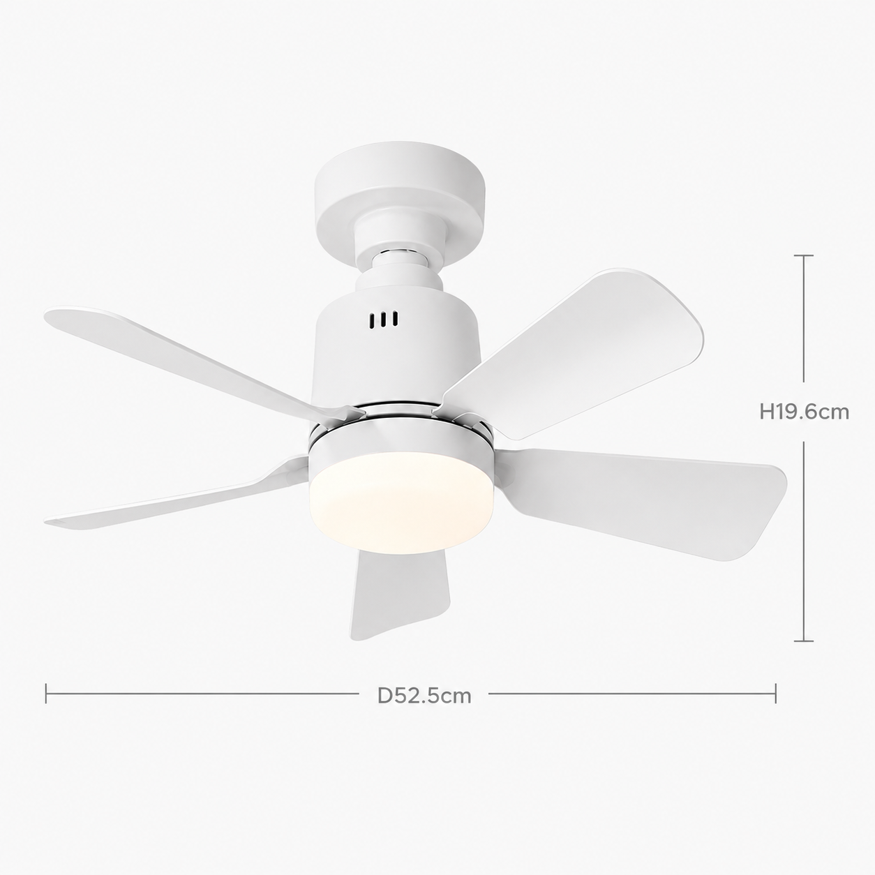 Ceiling Fan Light E27 Socket Dimmable Remote