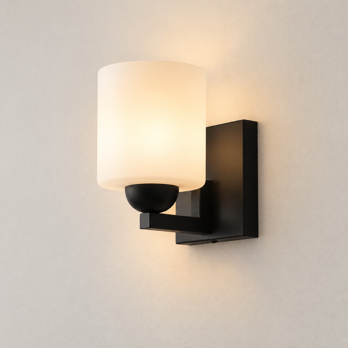 Vanity Opal Glass Wall Light