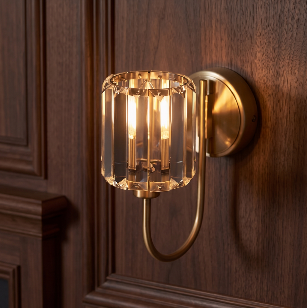 Wall Light Armed Glass Modern